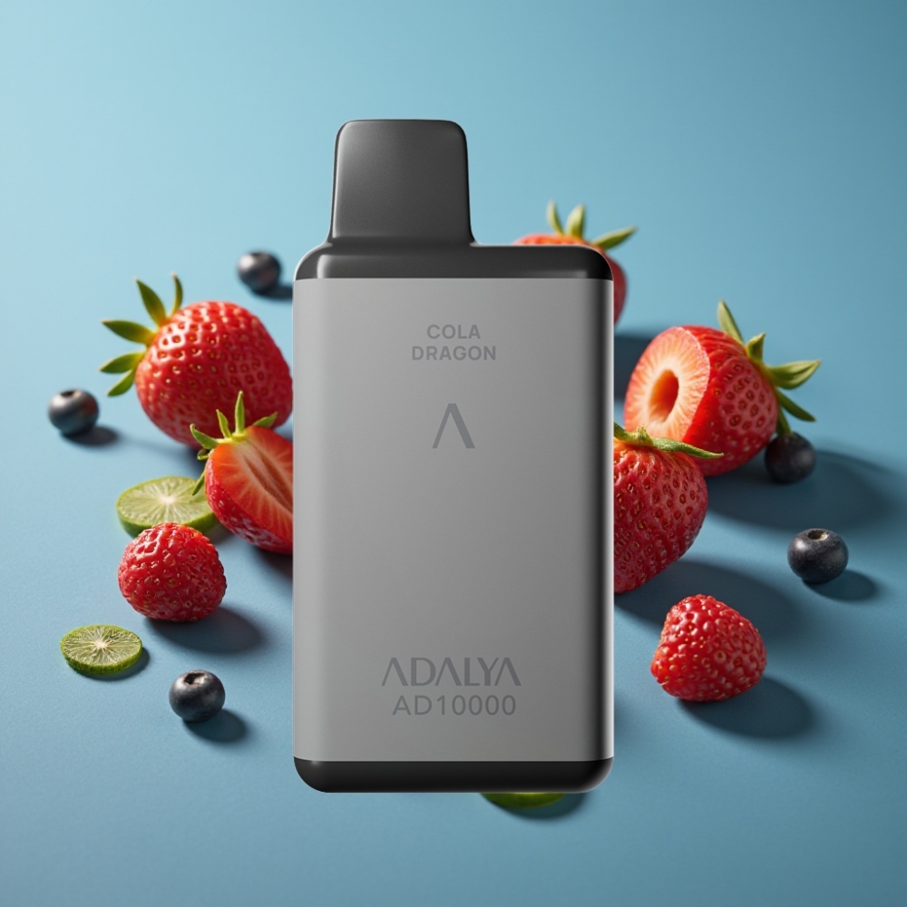 Adalya AD 10000 Puffs Disposable Vape Берлинска Нощ Space Gray USB-C