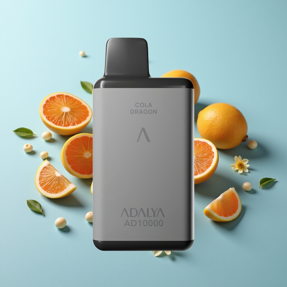 Adalya AD 10000 Puffs Disposable Vape Ми Амор Синьо Светене USB-C