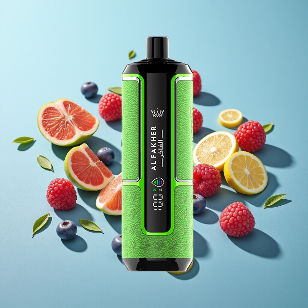 Al Fakher Crown Bar 15K Hypermax Дисposable Вейп Kit Син Лимонад