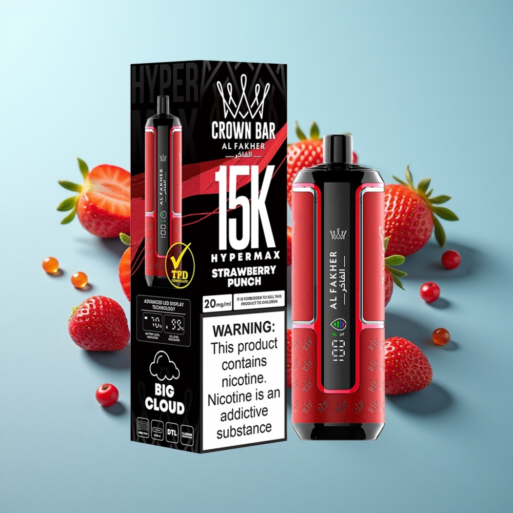 Al Fakher Crown Bar 15K Hypermax Доматен Удар 22ml 600mAh DTL