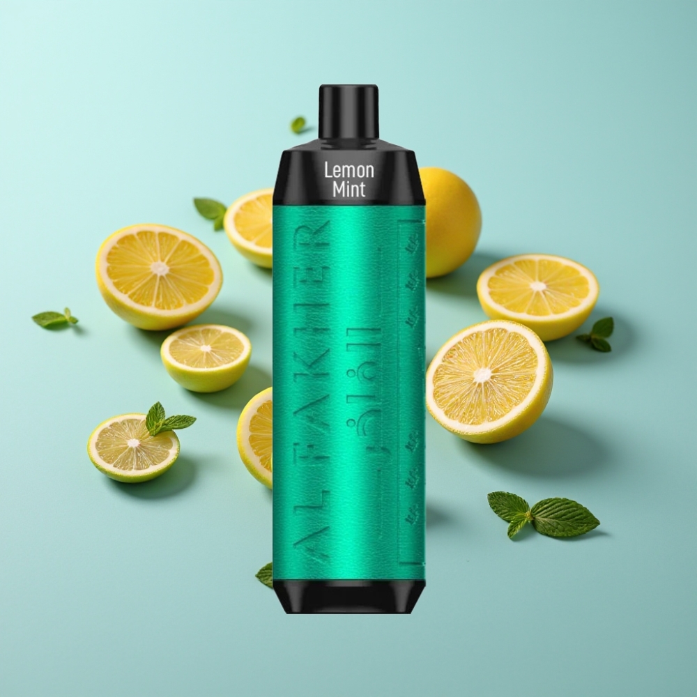 Al Fakher Crown Bar 8000 Crystal Дисапозъбъл Vape Лимон Мента 600mAh USB-C
