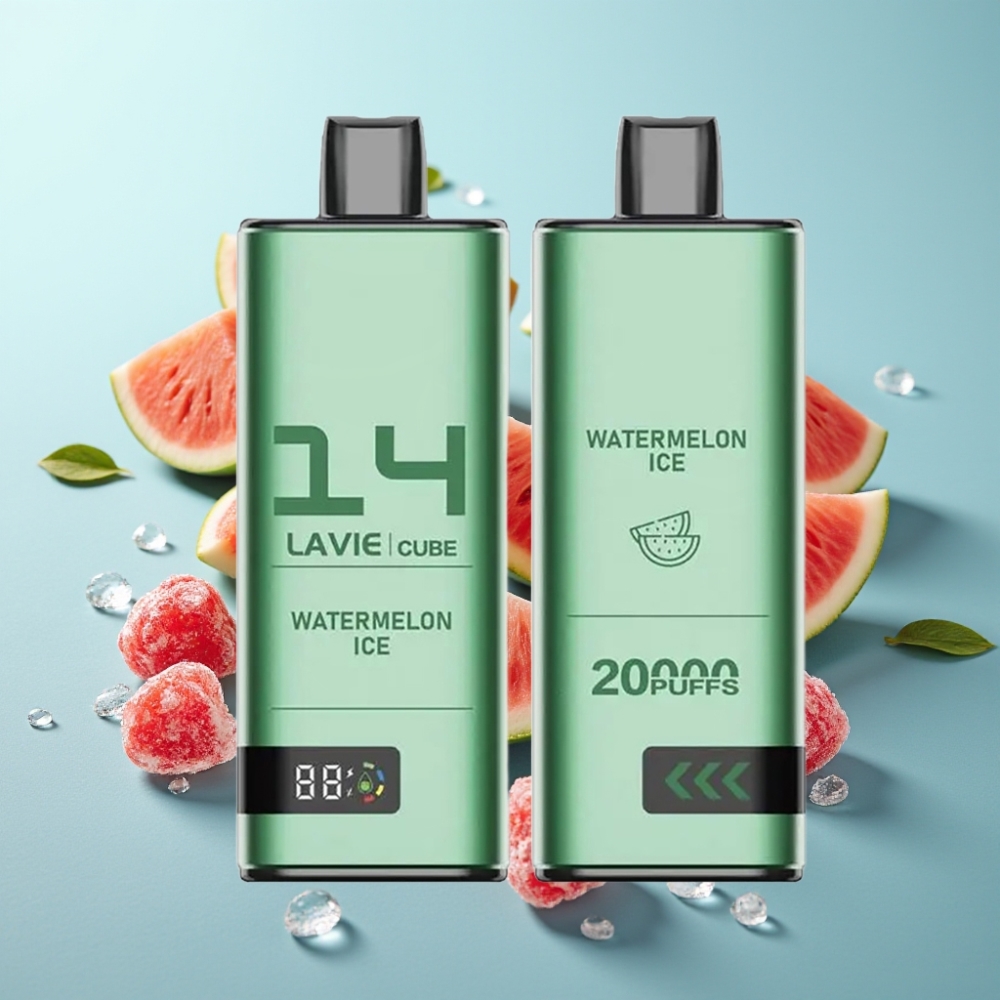 Lavie Cube 20000 Puffs Динена Лед Disposable Vape 28ML 5 Salt Nicotine
