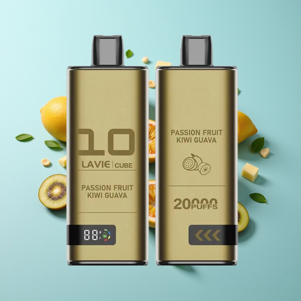 Lavie Cube 20000 Пуфса с Пасионфрут Киви Гуава Disposable Vape 28ML 5 Nic