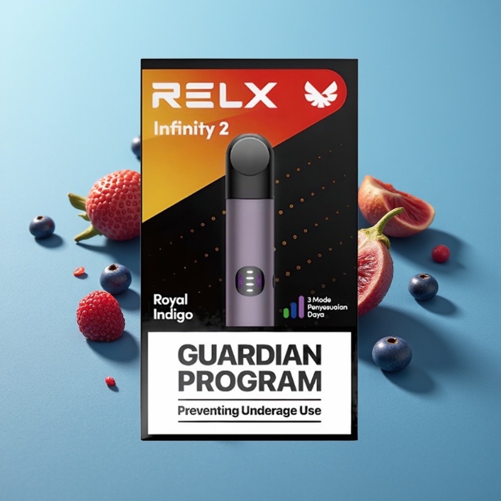 RELX Infinity 2 Вейп Устройство 650 Пуфове Royalindigo Металик