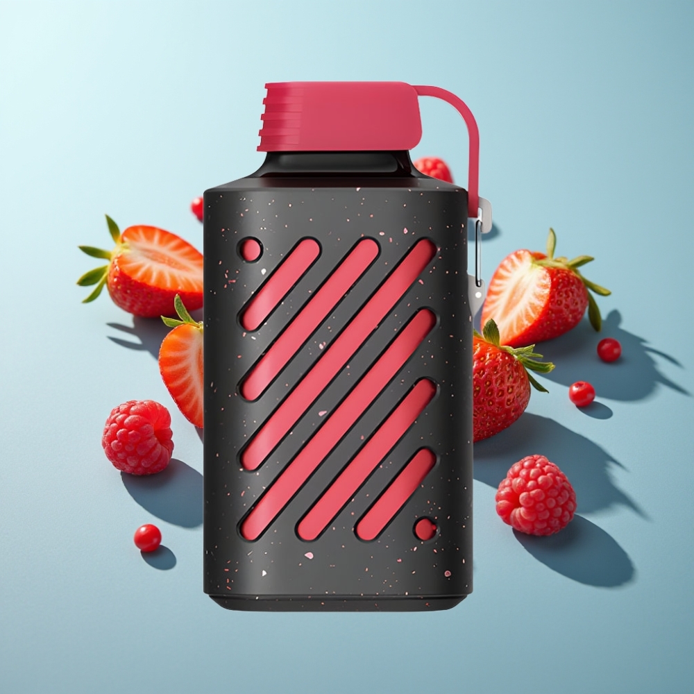 VOZOL GEAR 10000 Дезодаблиращ Вейп Ягода Малина 20мл Течност VAMT Coil