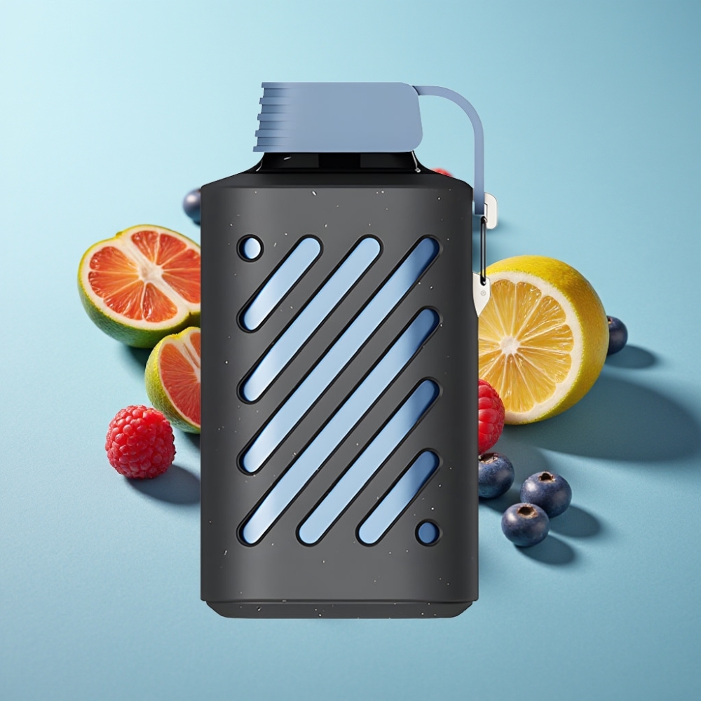 VOZOL GEAR 10000 Еднократна Вейп Син Малина Лимон 30 Вкуса VAMT Коил