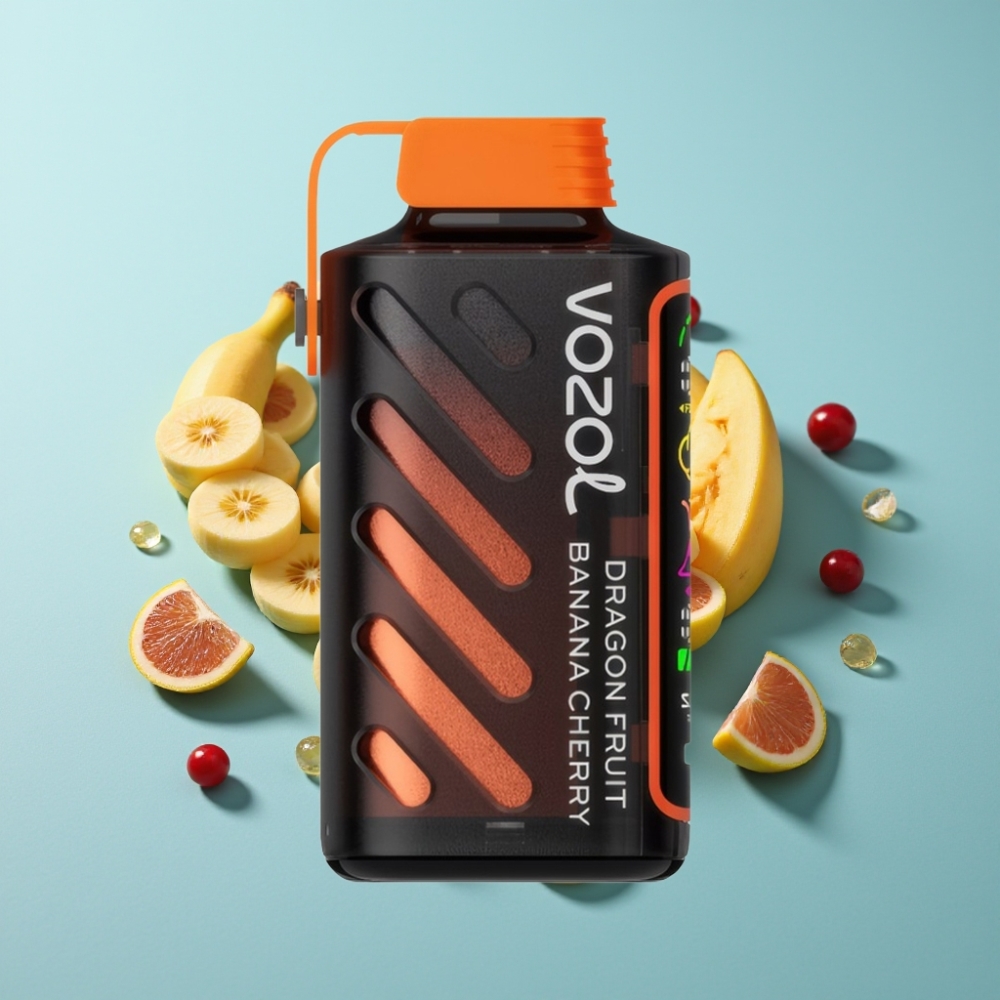 VOZOL Gear Power 20000 Puffs SiLC Tech Dual Mesh Драконов плод Банан Череша