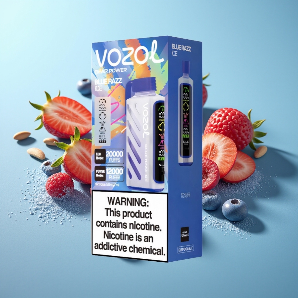 VOZOL Gear Power 20000 Пуфове SiLC Tech Dual Mesh Син Мраз