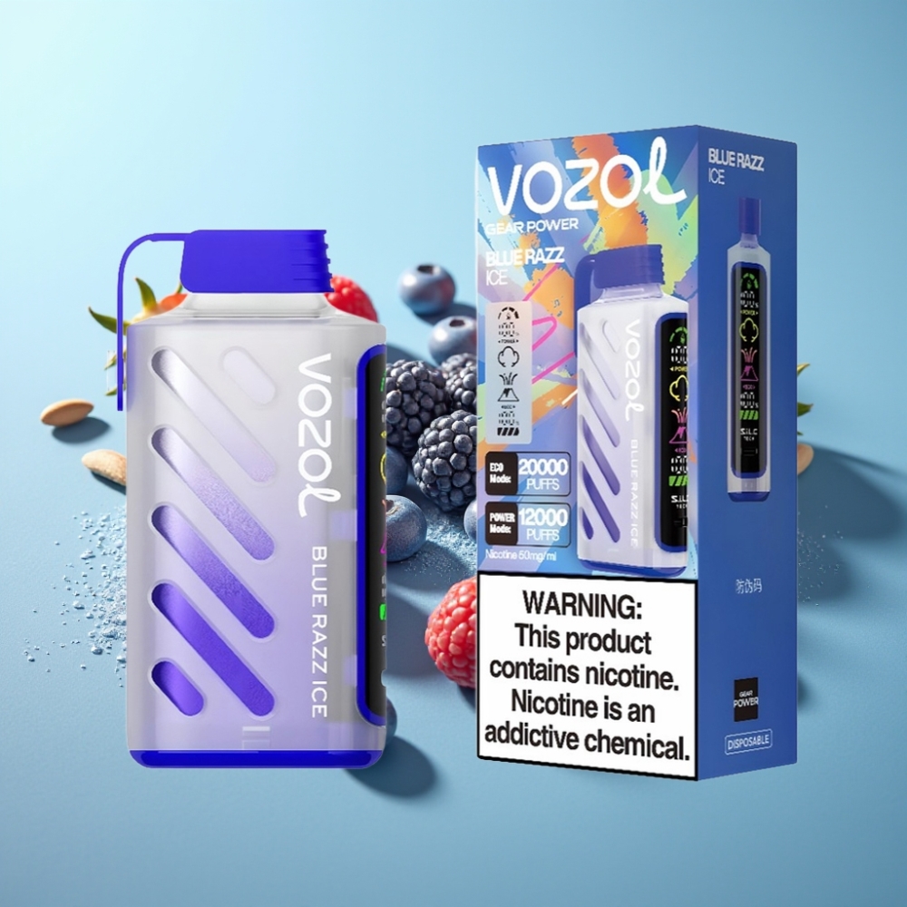 VOZOL Gear Power 20000 Пуфове SiLC Tech Dual Mesh Син Мраз