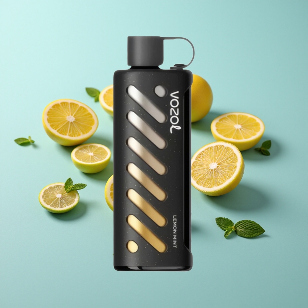 VOZOL Gear Shisha 25000 Пуфове Лимон Мента Dual Mesh SiLC Tech