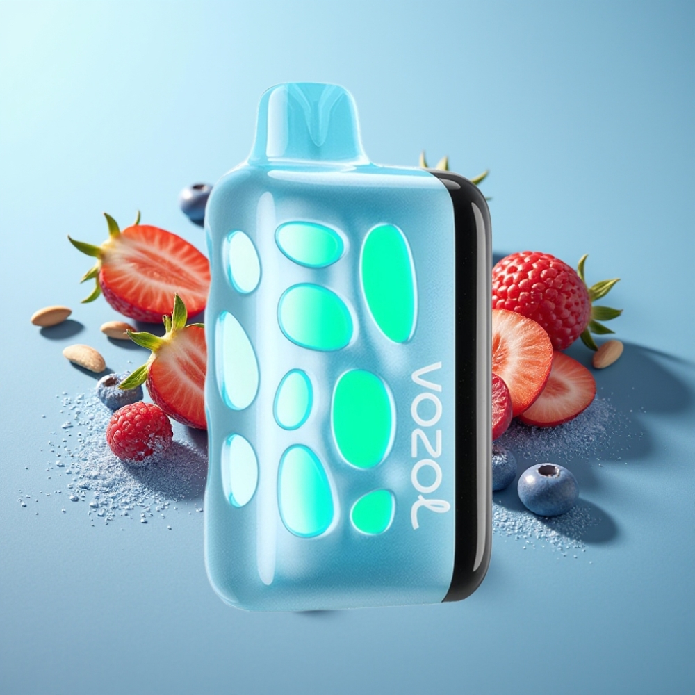 VOZOL RAVE 40000 Disposable Vape Син Ледовит Малинов Глъв Дизайн 270°