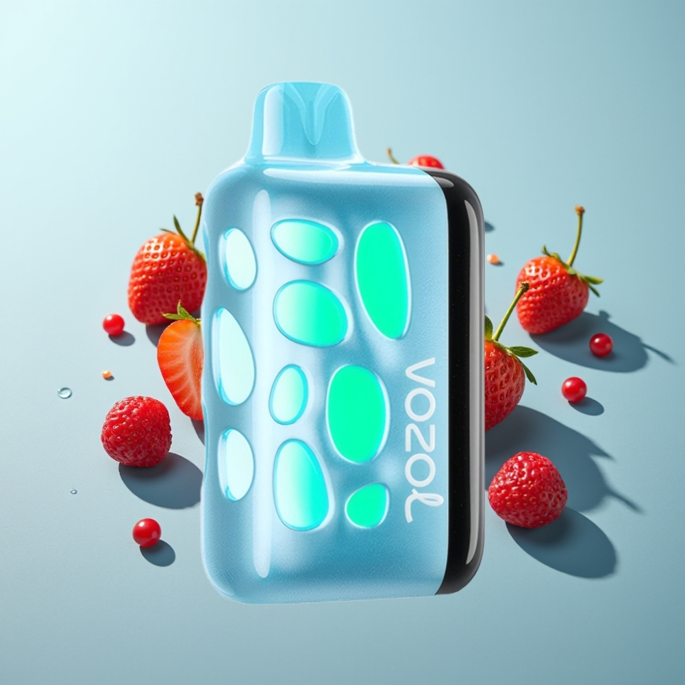 VOZOL RAVE 40000 Disposable Vape Череша Ягода 270° Vibrant Glow 1000mAh