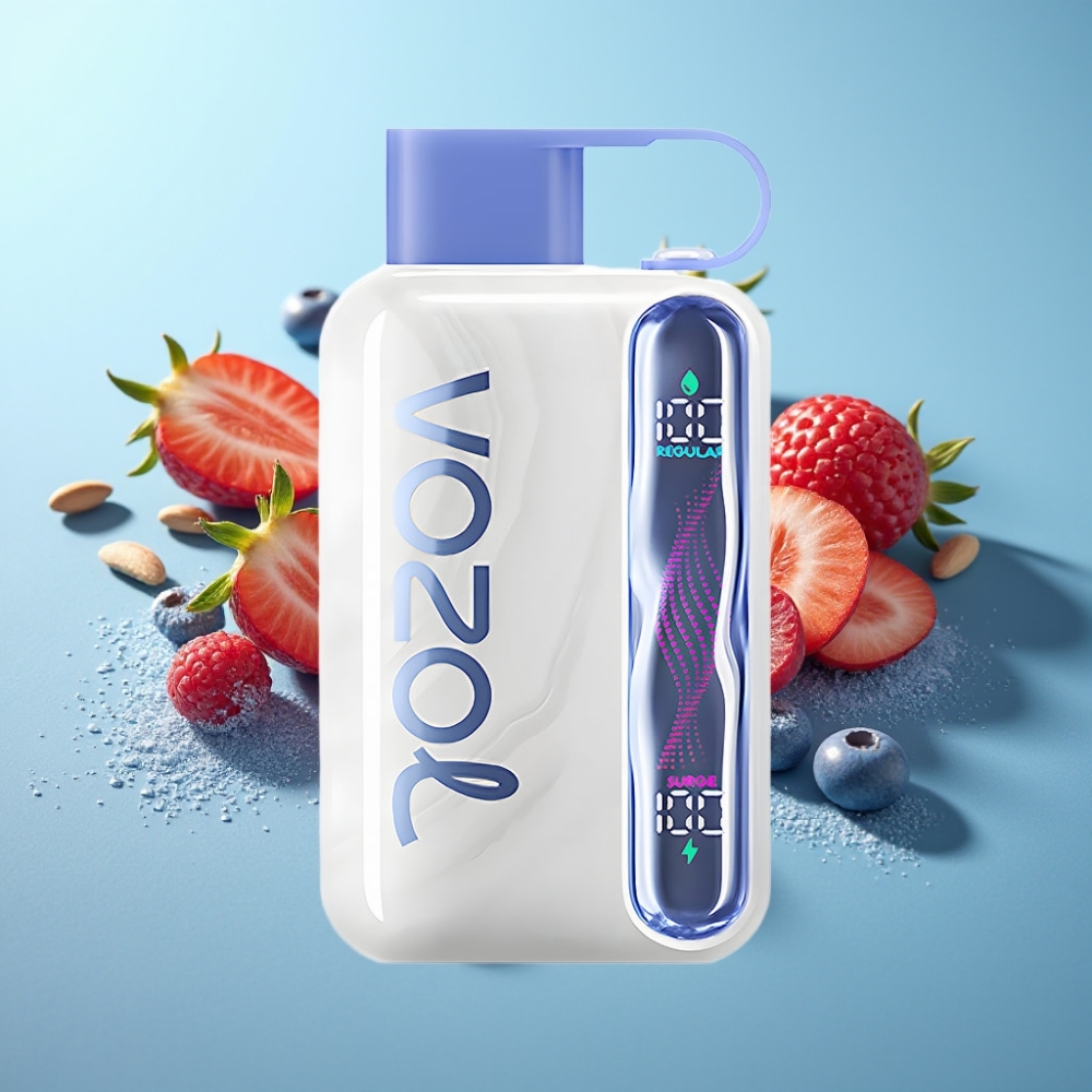 VOZOL STAR 40000 Пуфове Диспозъбъл Вейп Син Малинов Лед Type-C 1000mAh
