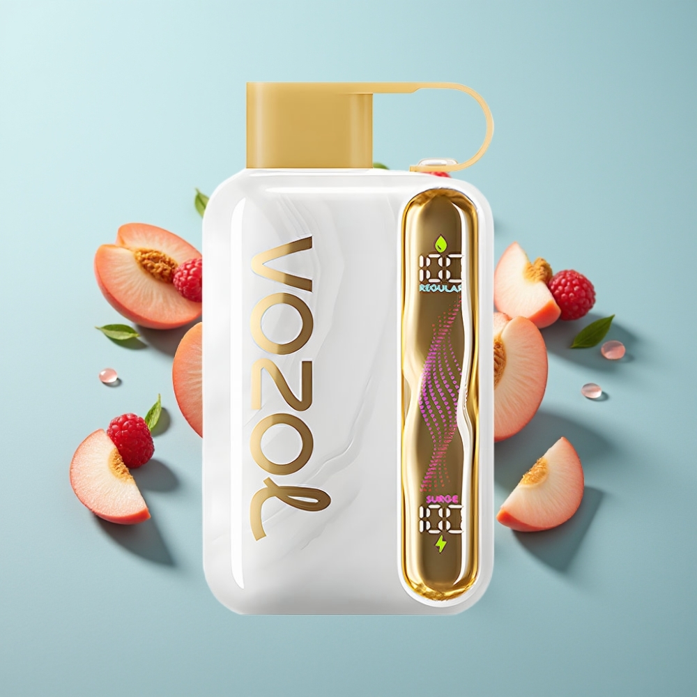 VOZOL STAR 40000 Пуфове Едноразов Вейп Бял Праскова Малина Type-C 1000mAh