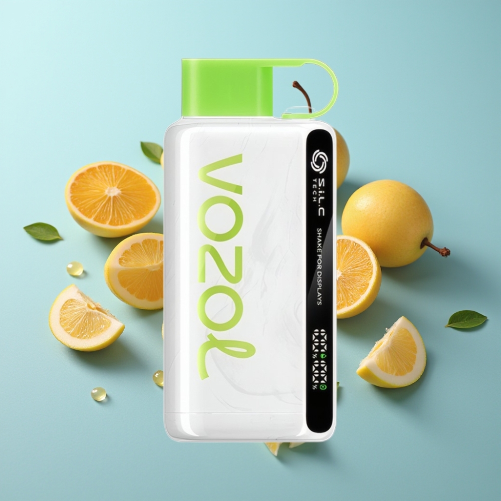 VOZOL STAR 9000/12000 Disposable Vape Кисела Ябълка Лед SiLC TECH 650mAh