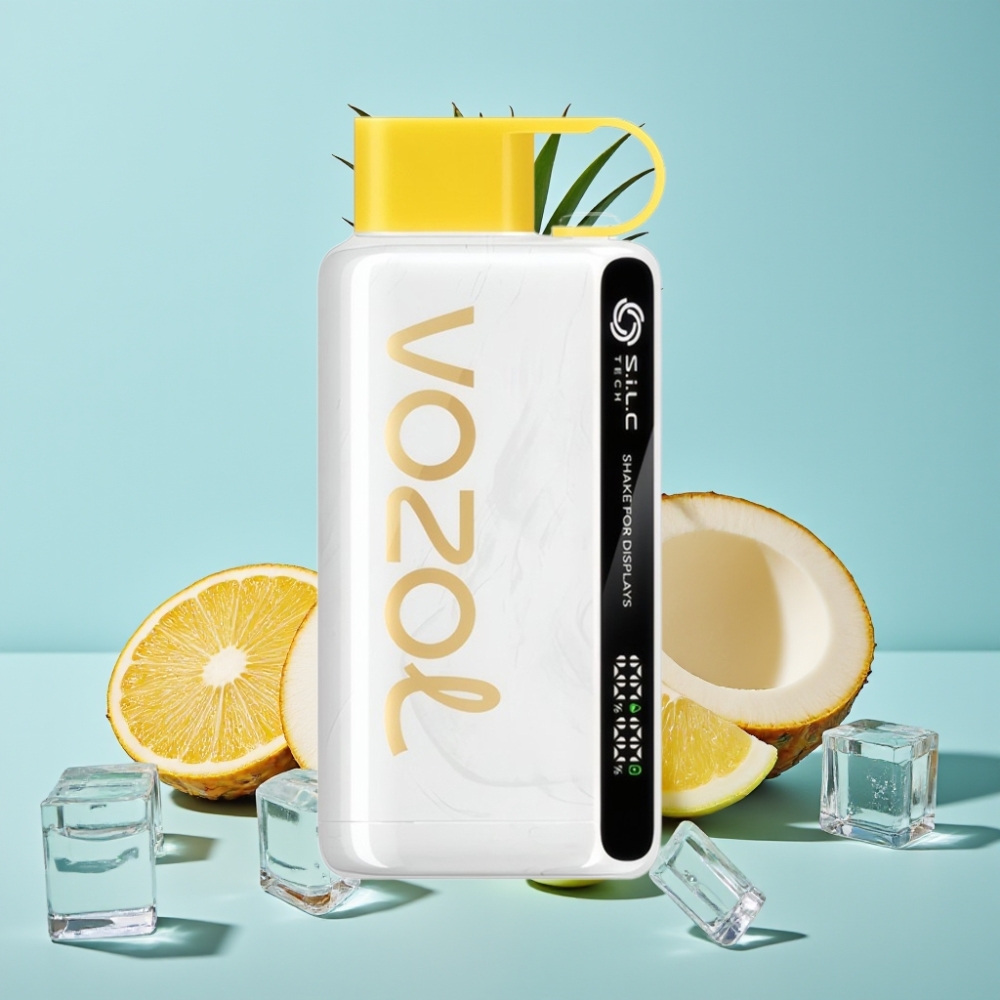 VOZOL STAR 9000/12000 Диспосабул Вейп Ананас Кокос Лед SiLC TECH 30 бързо зареждане