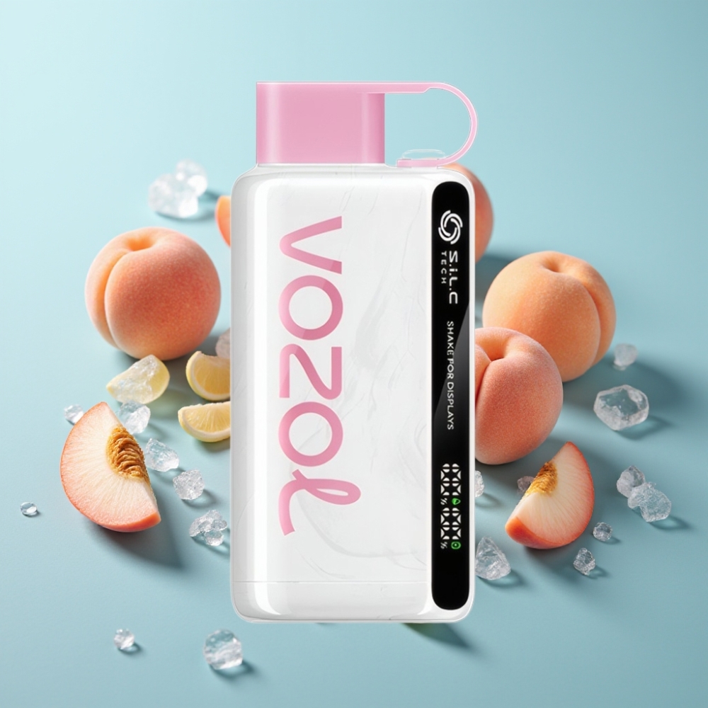 VOZOL STAR 9000/12000 Пуфове Праскова Лед SiLC TECH 30 бързо зареждане