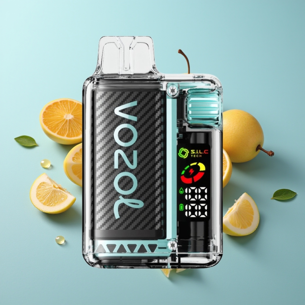 VOZOL Vista 20000 Пуфове Sour Apple Ice 650mAh OLED SiLC Tech Dual Mesh