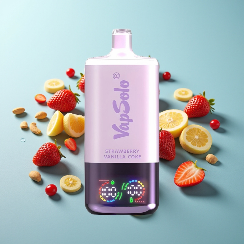 VapSolo Triple 30000 Пуфса с Ягодова Ванила Кола и 3 Резервоара