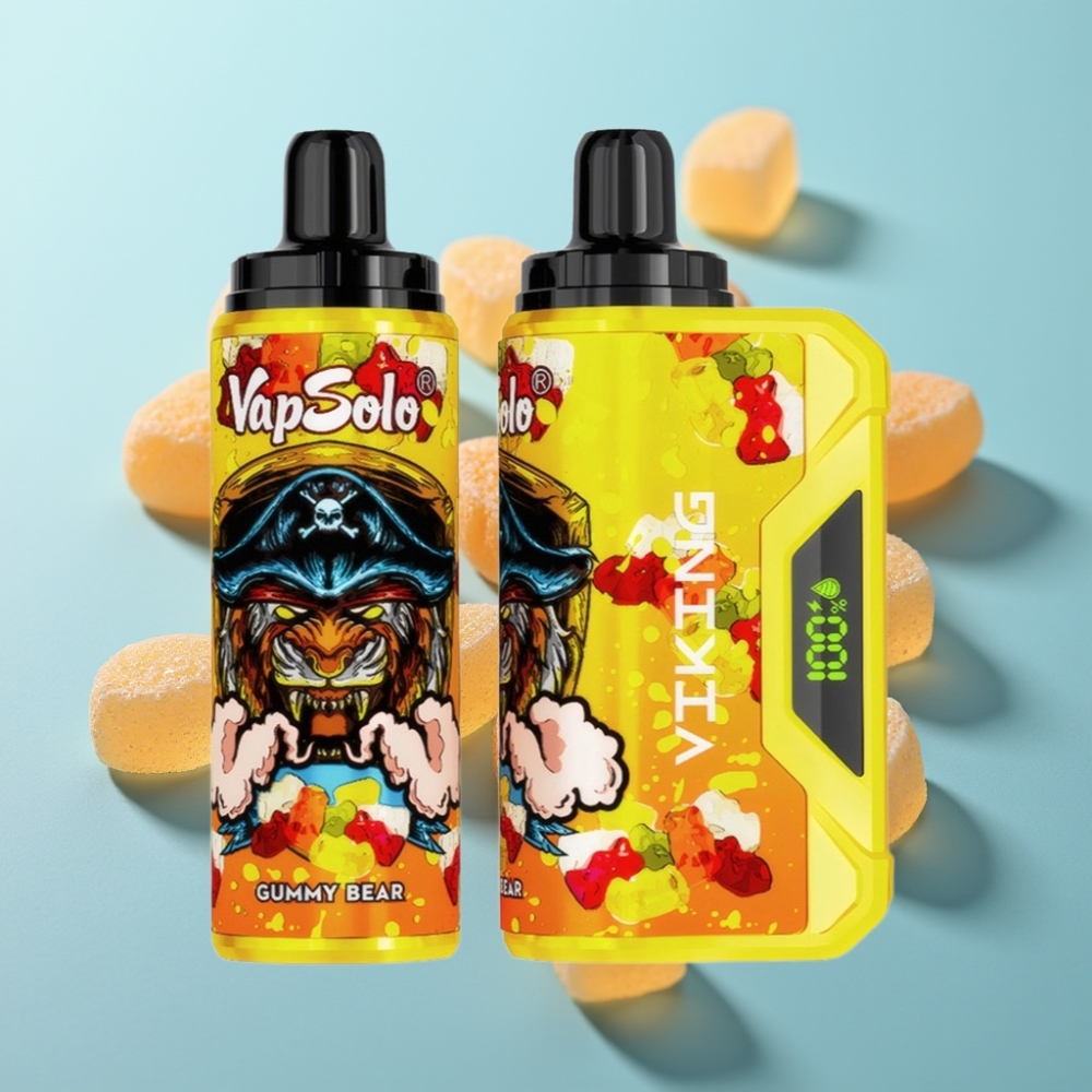 VapSolo VIKING 12000 Puffs 22ml Гумен Мече (Gummy Bear) Disposable Vape
