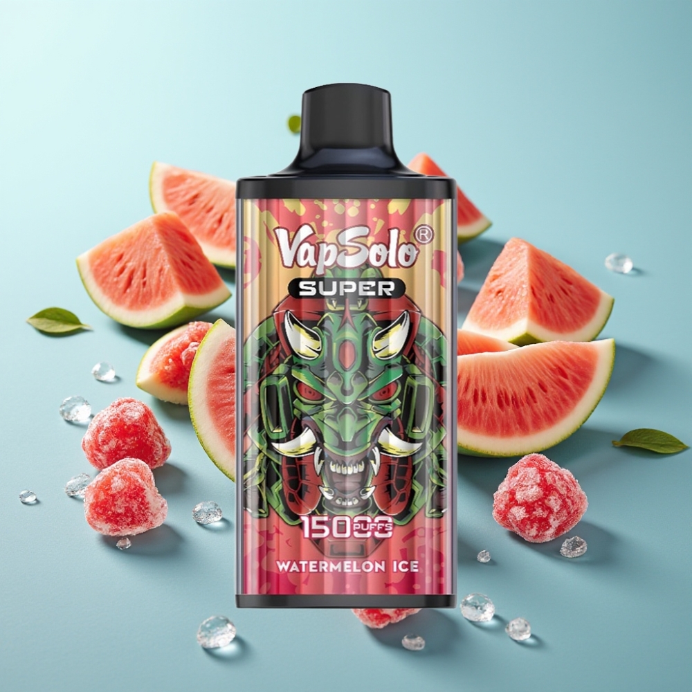 Vapsolo Super 15000 Пуфс Диспозъбъл Вейп Диня Лед 40ml 850mAh Type-C