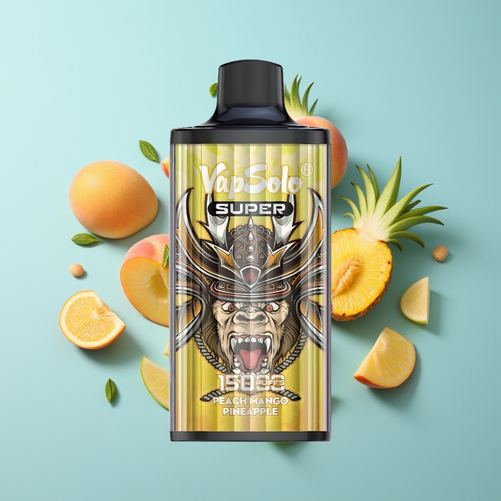 Vapsolo Super 15000 Пуфса Портокалово Манго Ананас Тип-C 850mAh