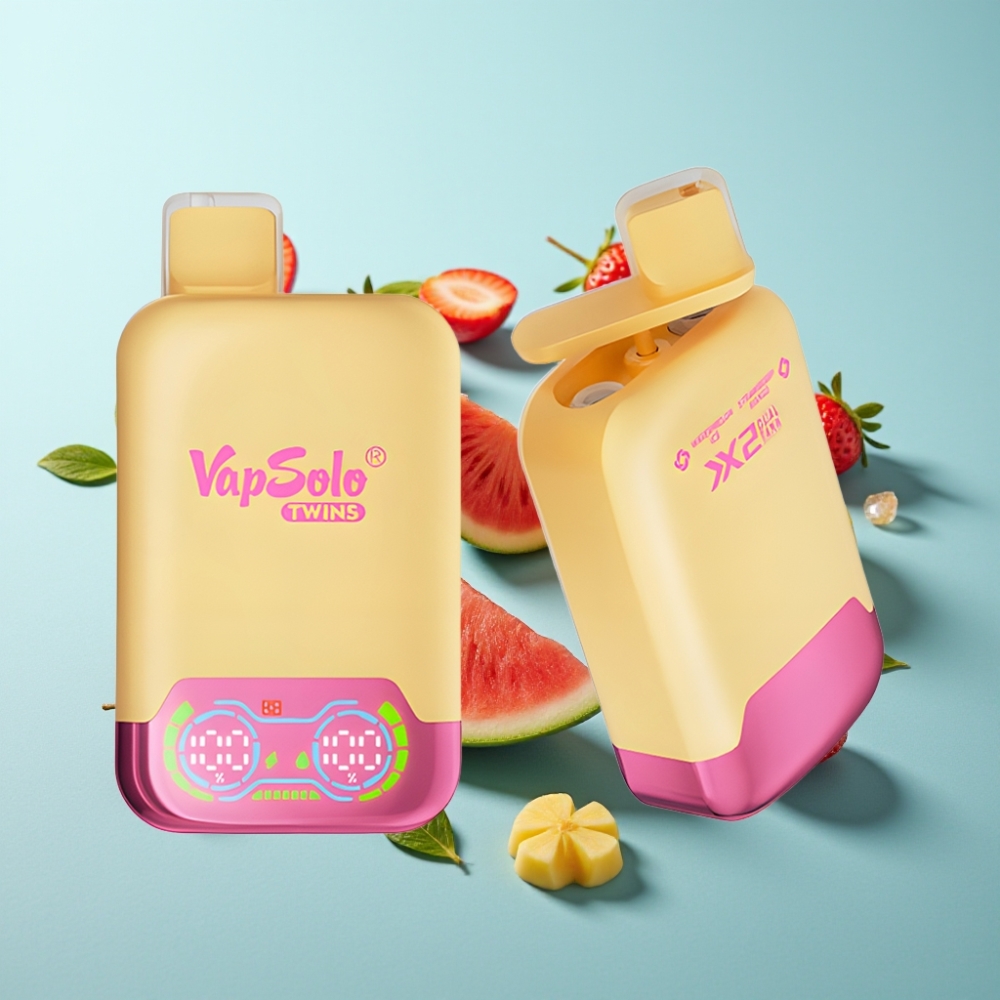 Vapsolo Twins 20000 Пуфса Тиквена Лед  Ягодово Мангов 40ml 50mg