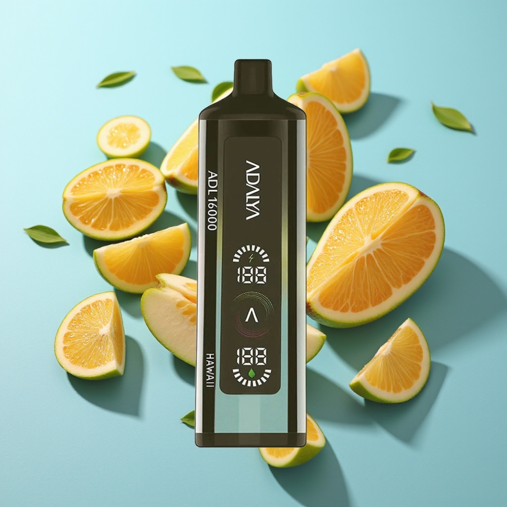 Adalya ADL 16000 PRO Пуфове Диспозейбъл Вейп Хаваи, 25ml, USB-C, Цифров Екран