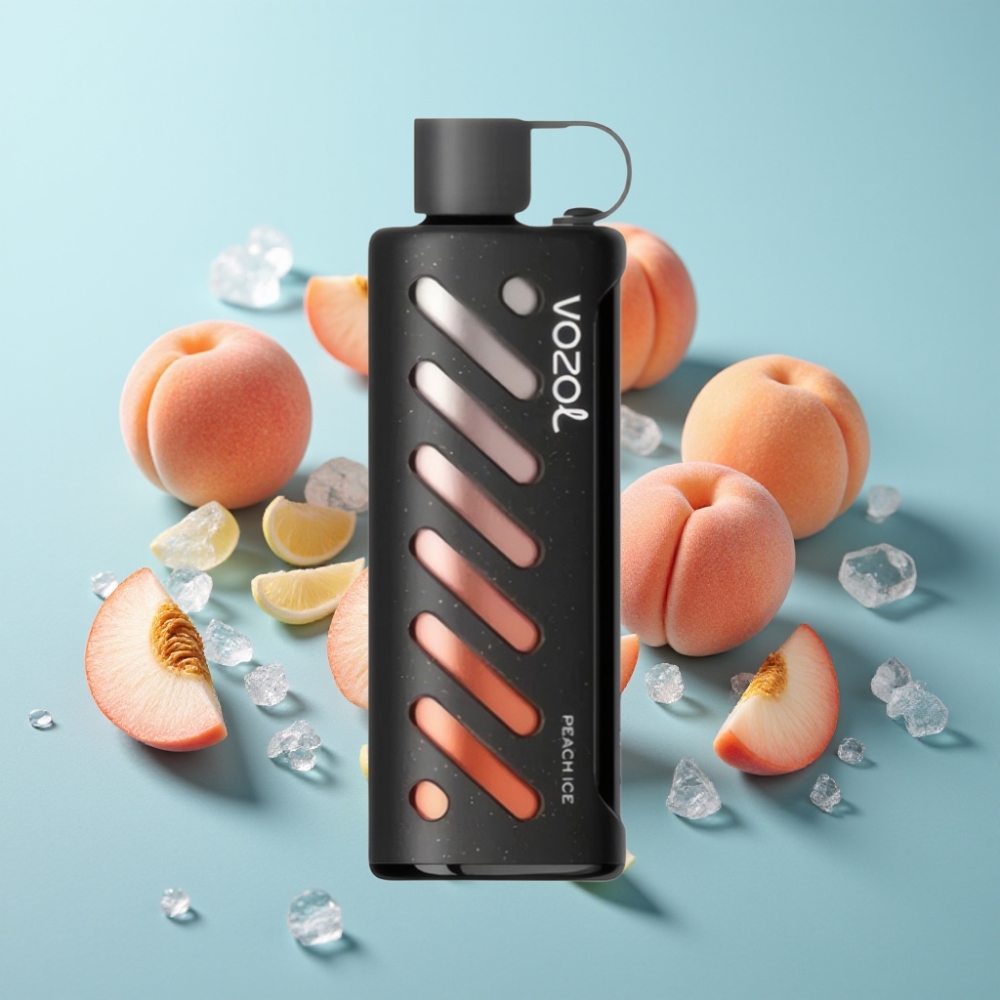 VOZOL Gear Shisha 25000 Пуфове С.I.L.C Tech Dual Mesh Праскова Лед