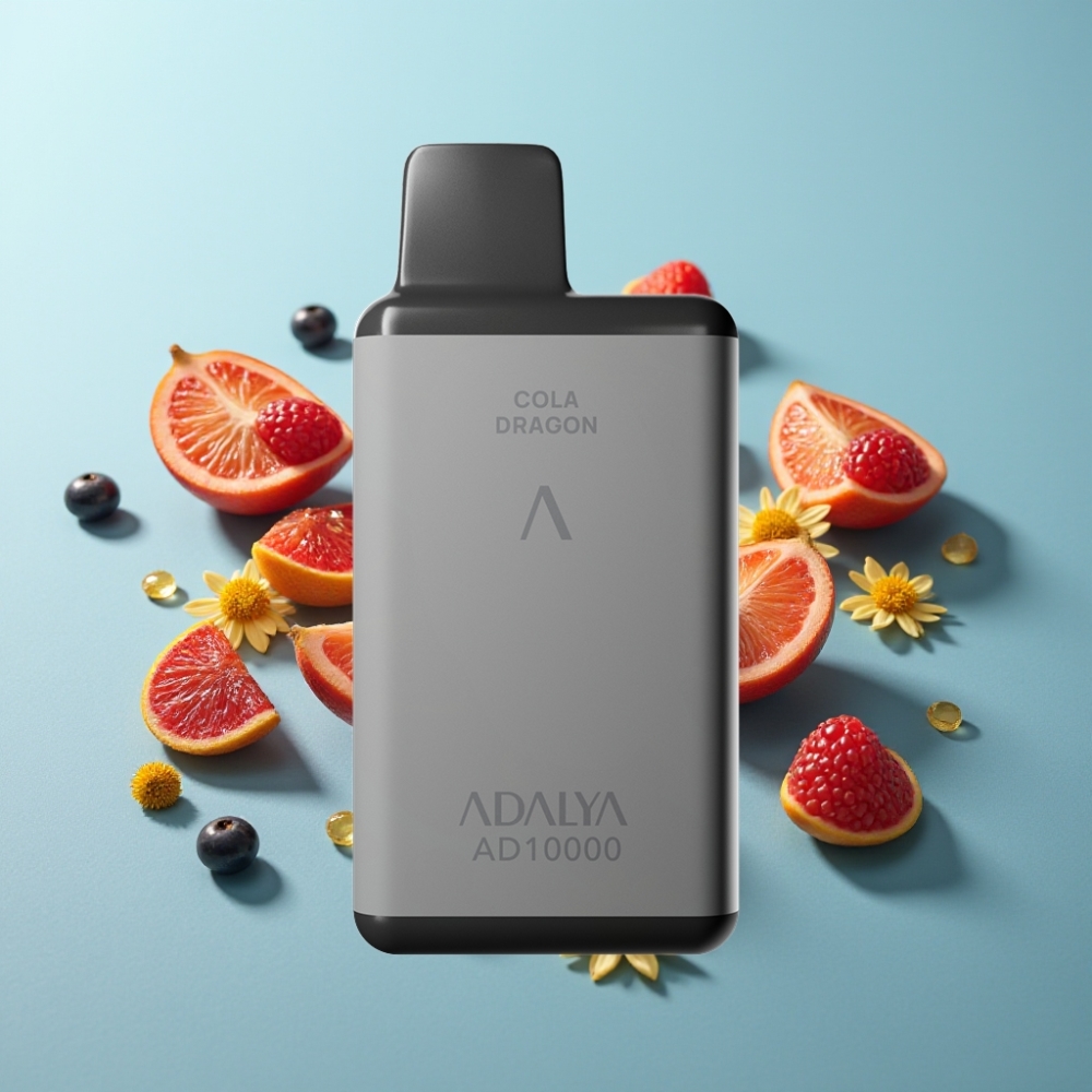 vape suppliers in Bulgaria Adalya AD 10000 Puffs Space Gray USB-C Cola Dragon