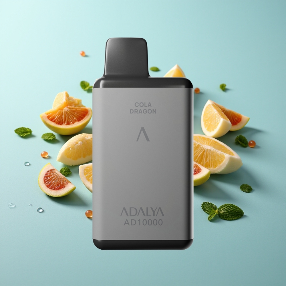 vape suppliers in Bulgaria Adalya AD 10000 Пуфовa Едноразова Вейп Сребристосив Мента