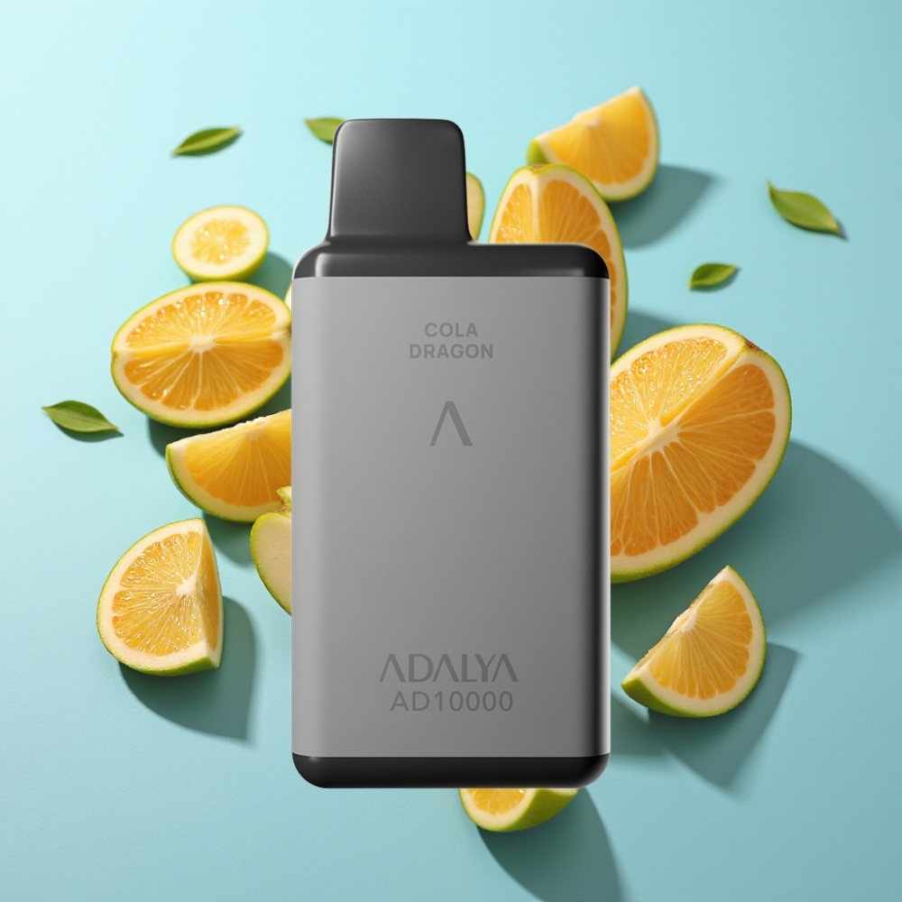 vape suppliers in Bulgaria Adalya AD 10000 Пуфс Hawaii Син Светещ Дън USB-C 14 мл