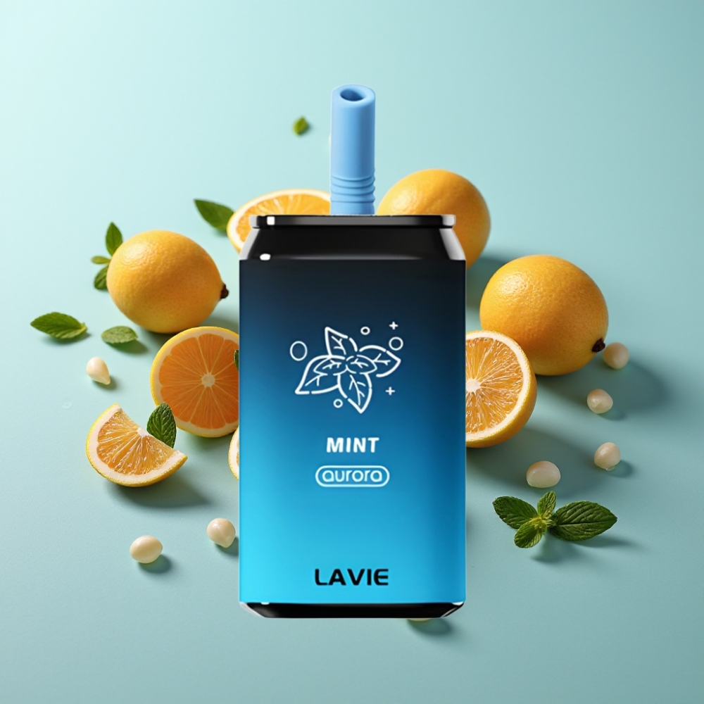 vape suppliers in Bulgaria LAVIE Aurora 11000 Puffs 22ML 650mAh Type C Мента