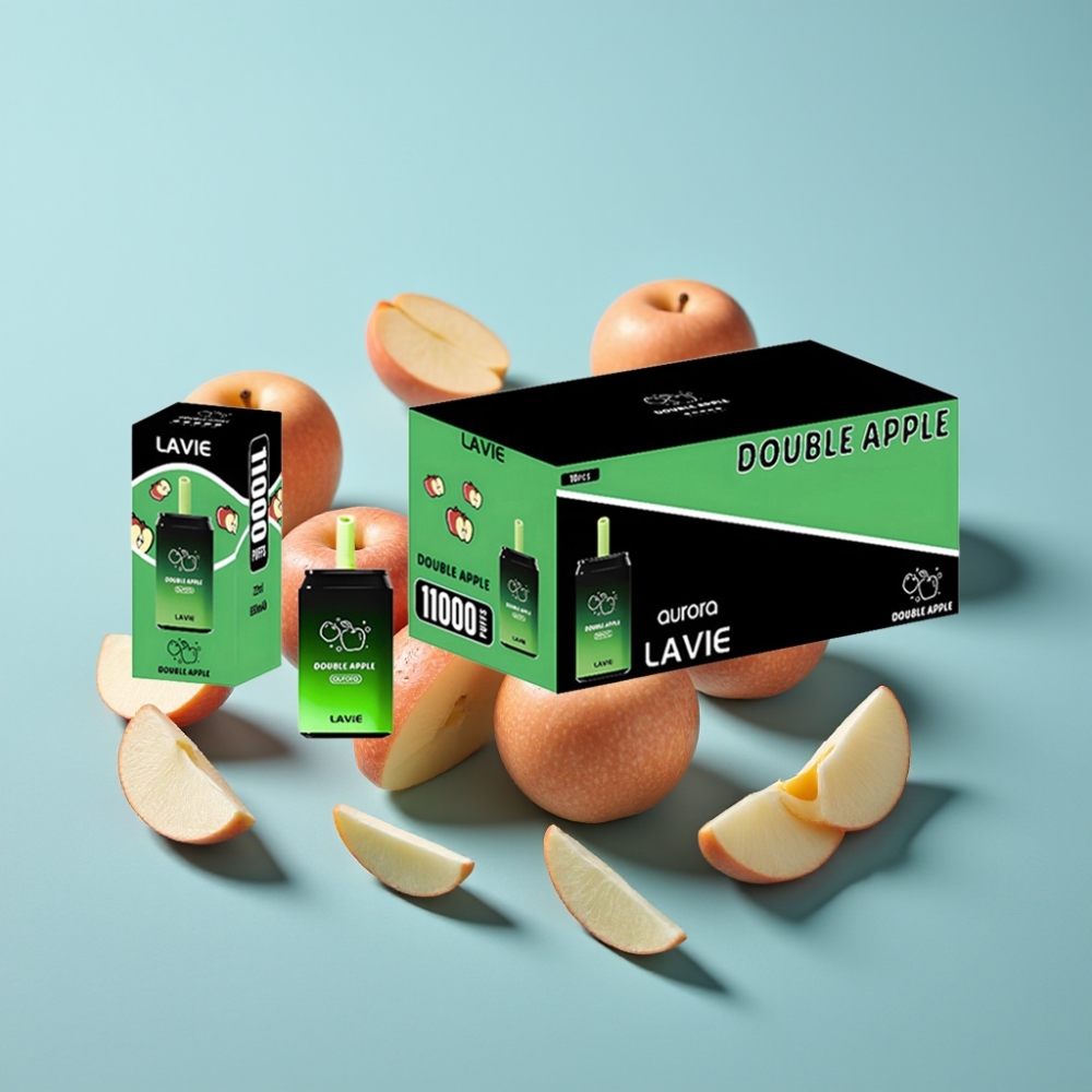 vape suppliers in Bulgaria LAVIE Aurora 11000 Puffs Двойна Ябълка 22ML Type C