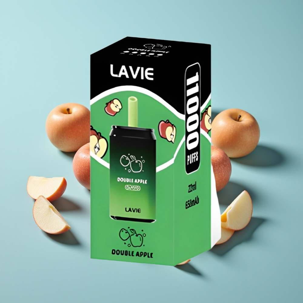 vape suppliers in Bulgaria LAVIE Aurora 11000 Puffs Двойна Ябълка 22ML Type C