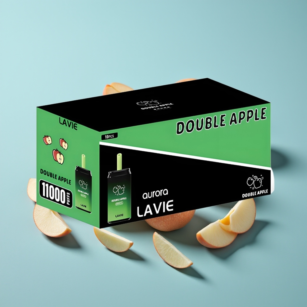 vape suppliers in Bulgaria LAVIE Aurora 11000 Puffs Двойна Ябълка 22ML Type C