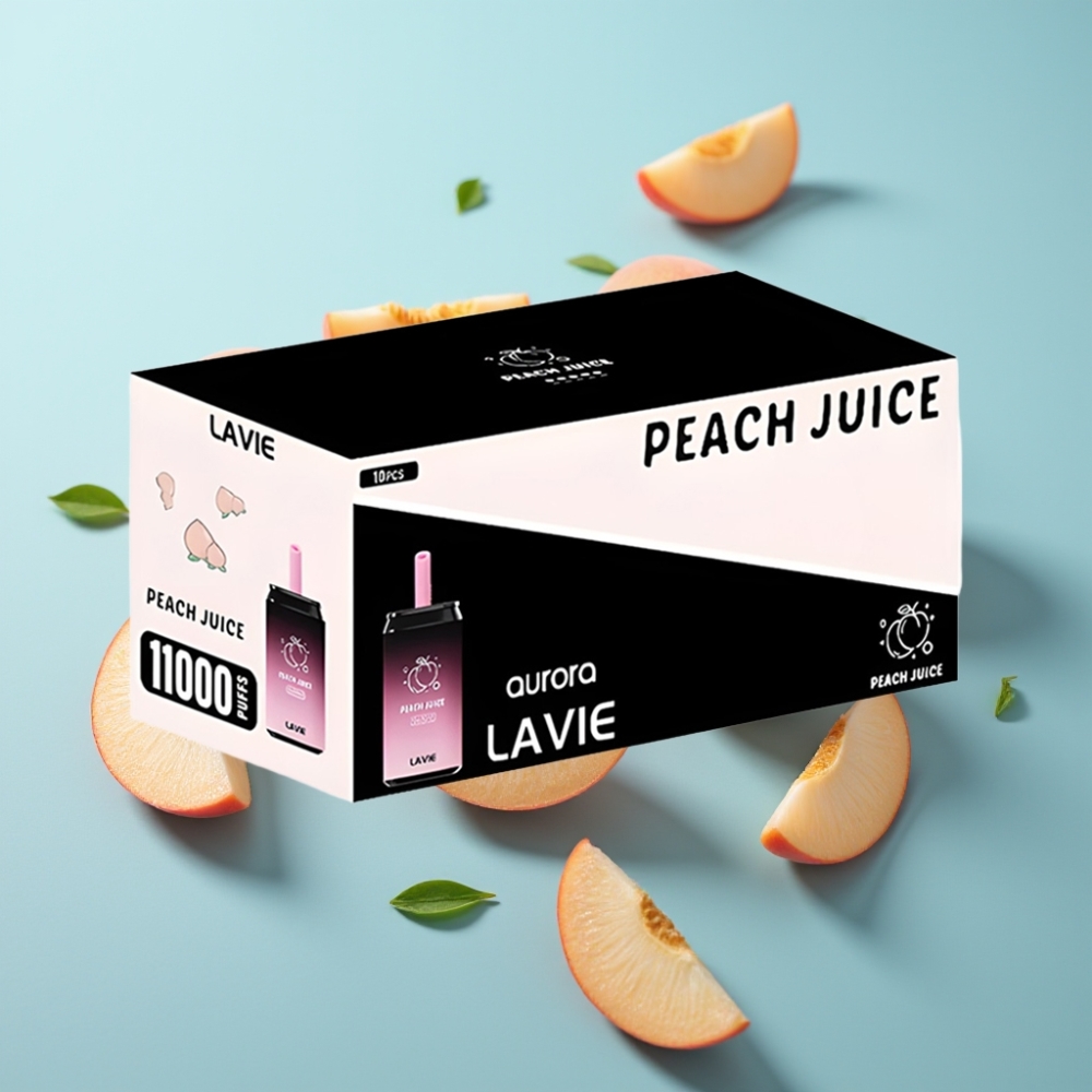 vape suppliers in Bulgaria LAVIE Aurora 11000 Пуфове Праскова Сок 22ML 650mAh Тип C