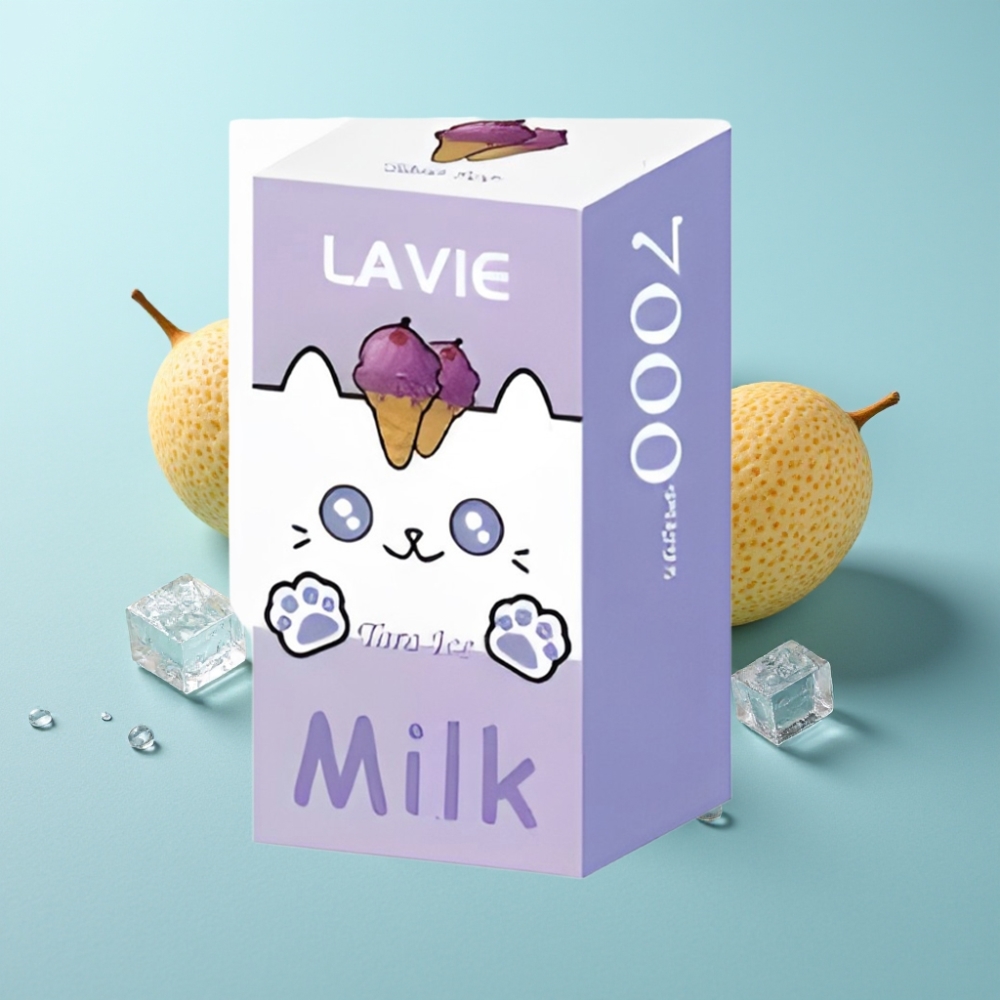 vape suppliers in Bulgaria LAVIE Milk 7000 Пуфове Без Никотин ТароЛед 16ML Тип C