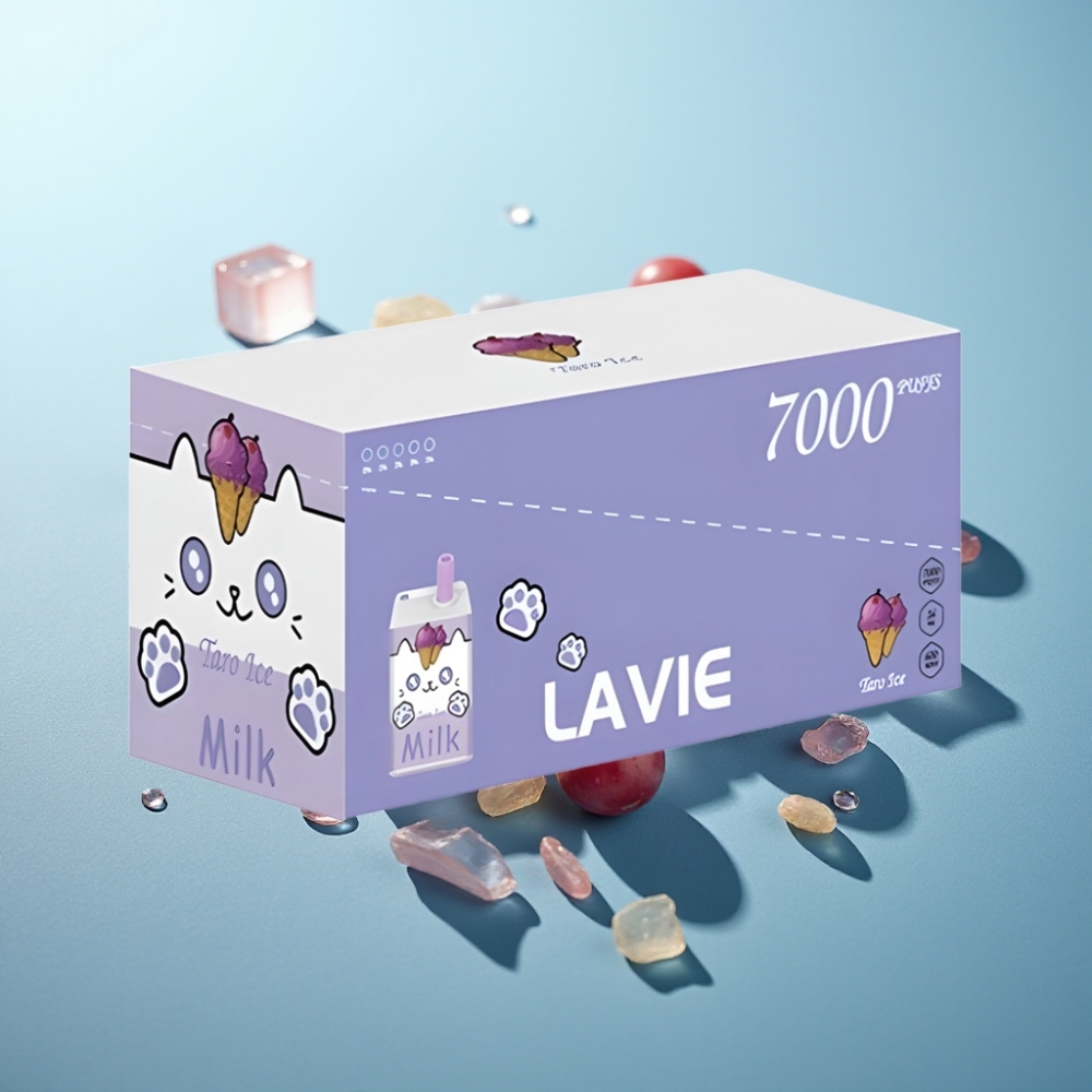 vape suppliers in Bulgaria LAVIE Milk 7000 Пуфове Гроздов Лед 16ML 600mAh Type C