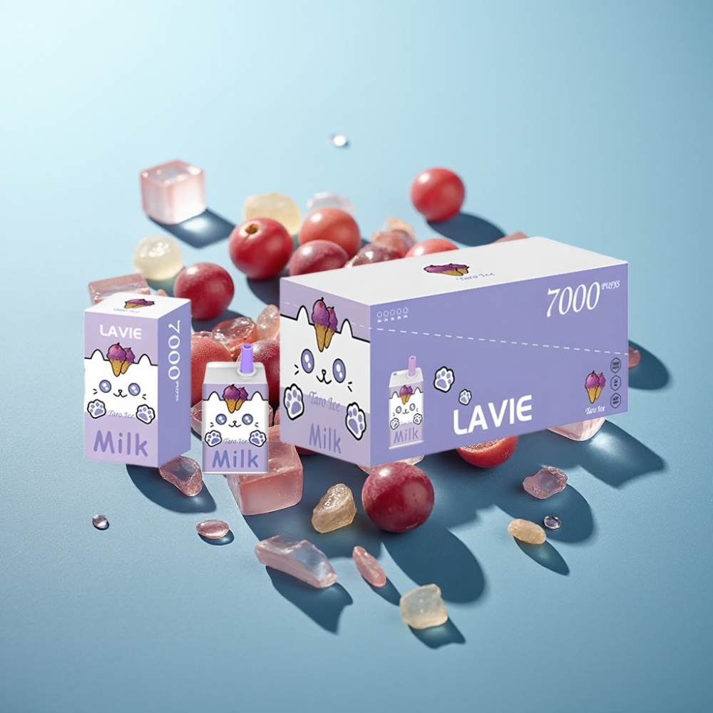 vape suppliers in Bulgaria LAVIE Milk 7000 Пуфове Гроздов Лед 16ML 600mAh Type C