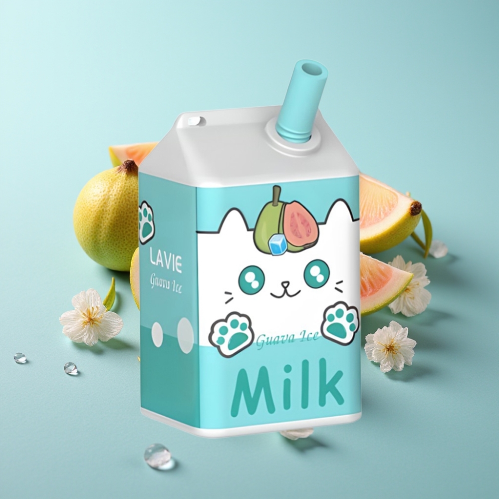 vape suppliers in Bulgaria LAVIE Milk 7000 Пуфове Гуава Лед 16ML 5 Никотин Type-C
