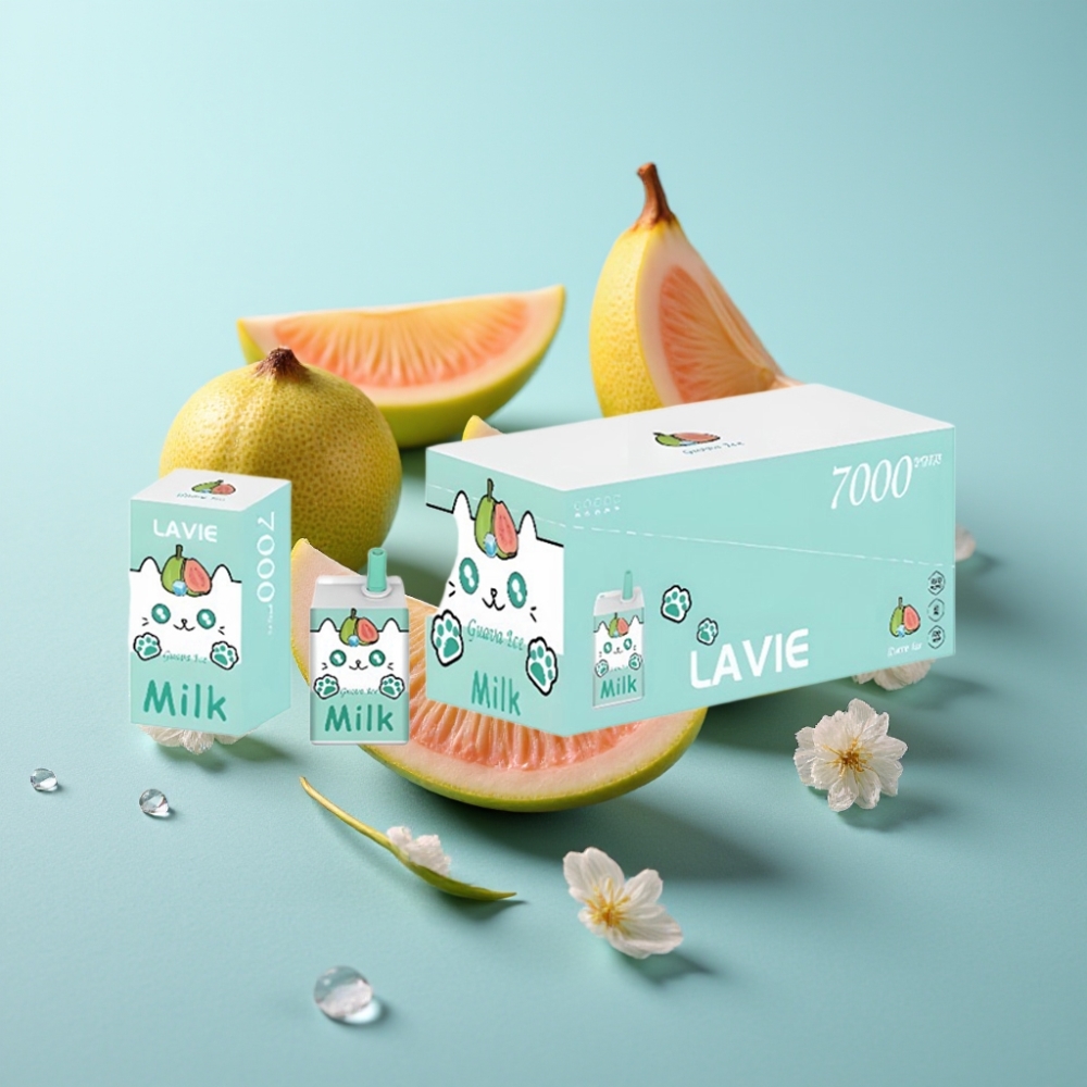 vape suppliers in Bulgaria LAVIE Milk 7000 Пуфове Гуава Лед 16ML 5 Никотин Type-C