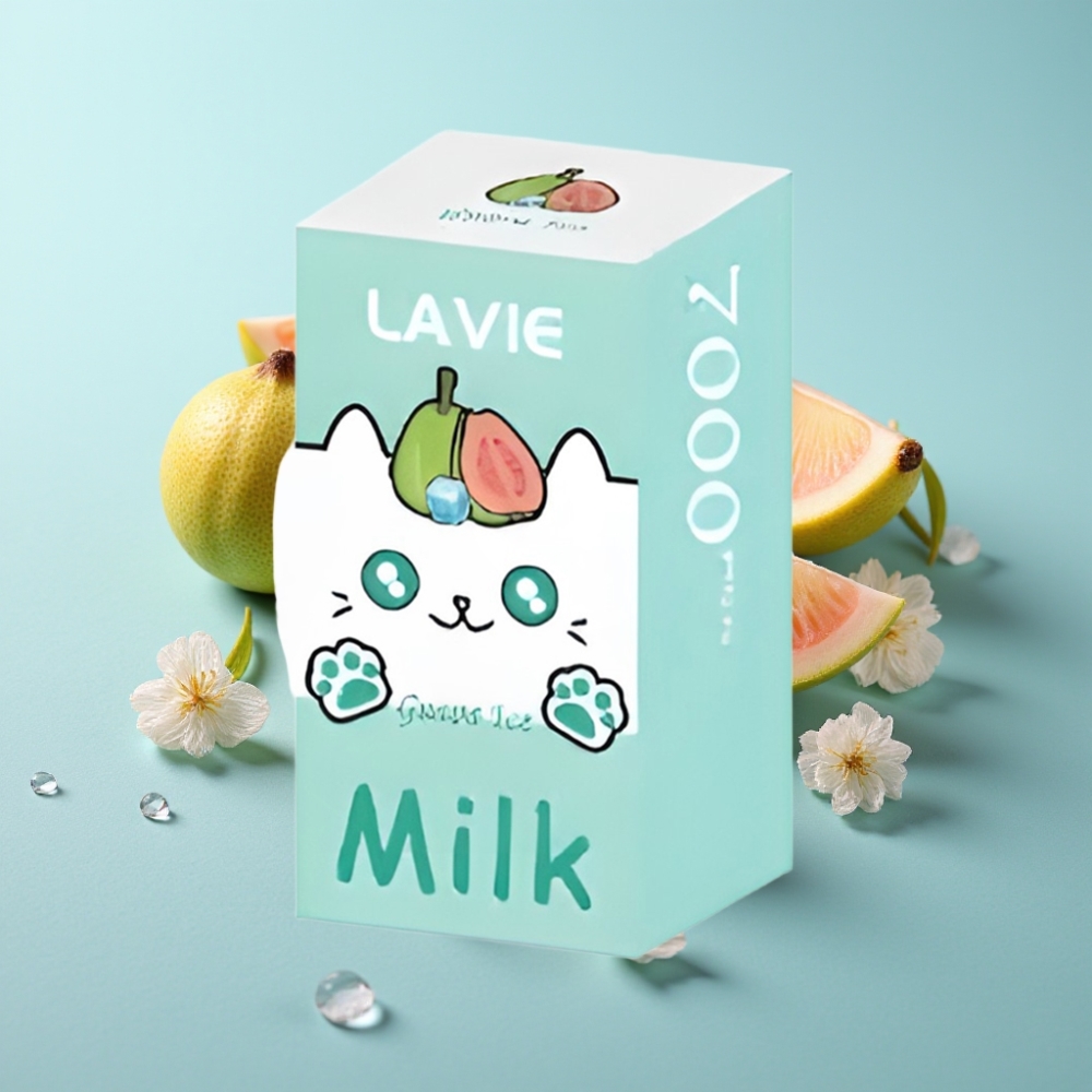 vape suppliers in Bulgaria LAVIE Milk 7000 Пуфове Гуава Лед 16ML 5 Никотин Type-C