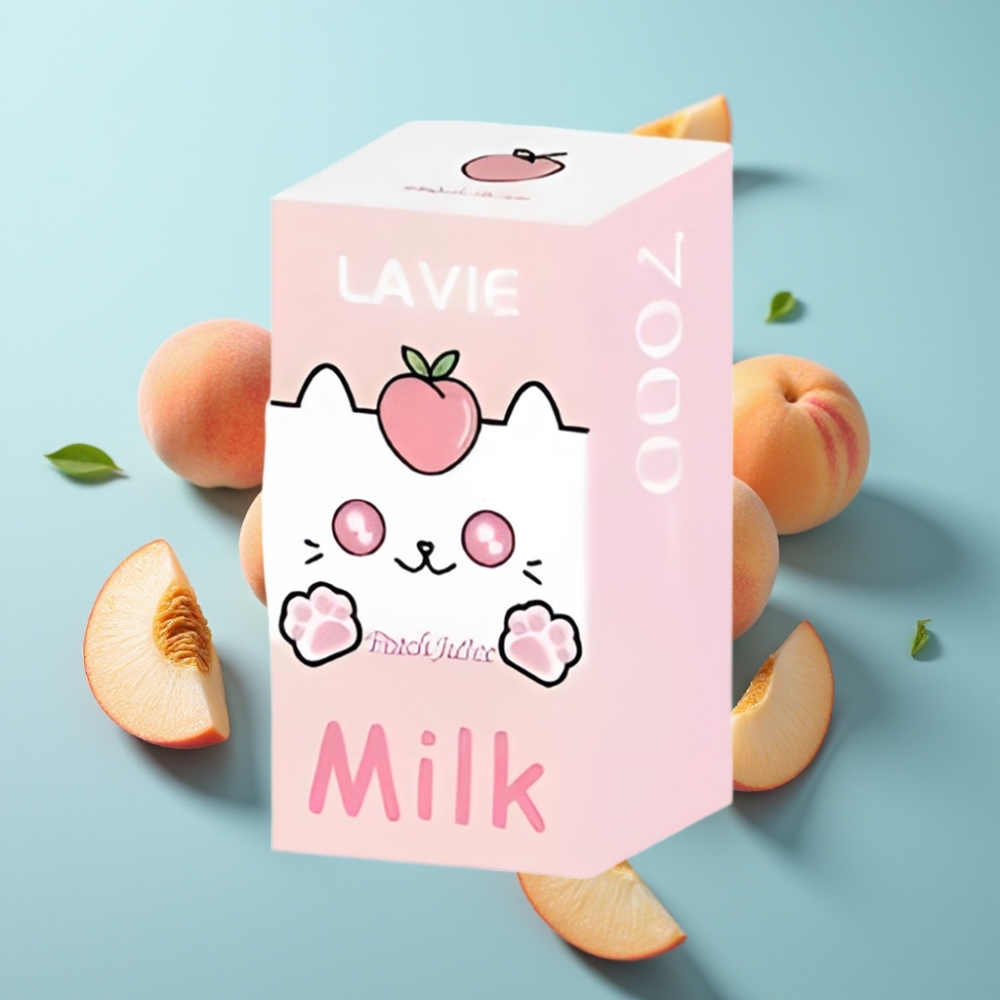 vape suppliers in Bulgaria LAVIE Milk 7000 Пуфове Прасковов Сок и Мляко Тип C 16ML 5