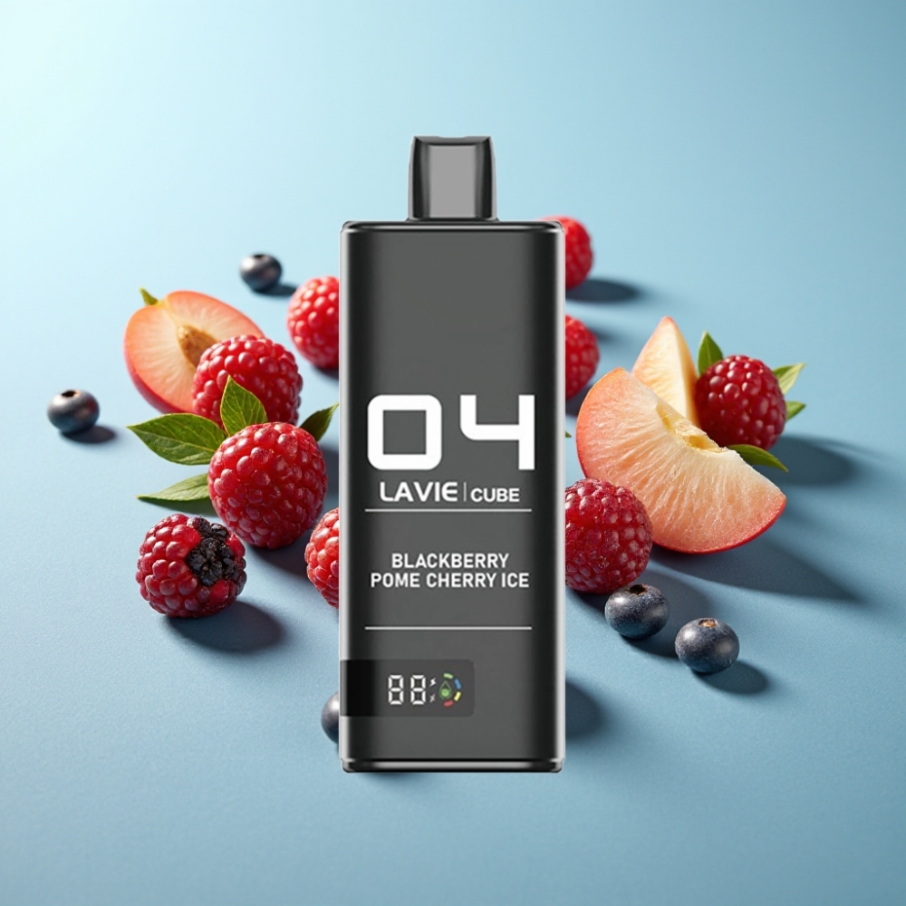 vape suppliers in Bulgaria Lavie Cube 20000 Пуфове Disposable Vape Черничка Дрян Лед