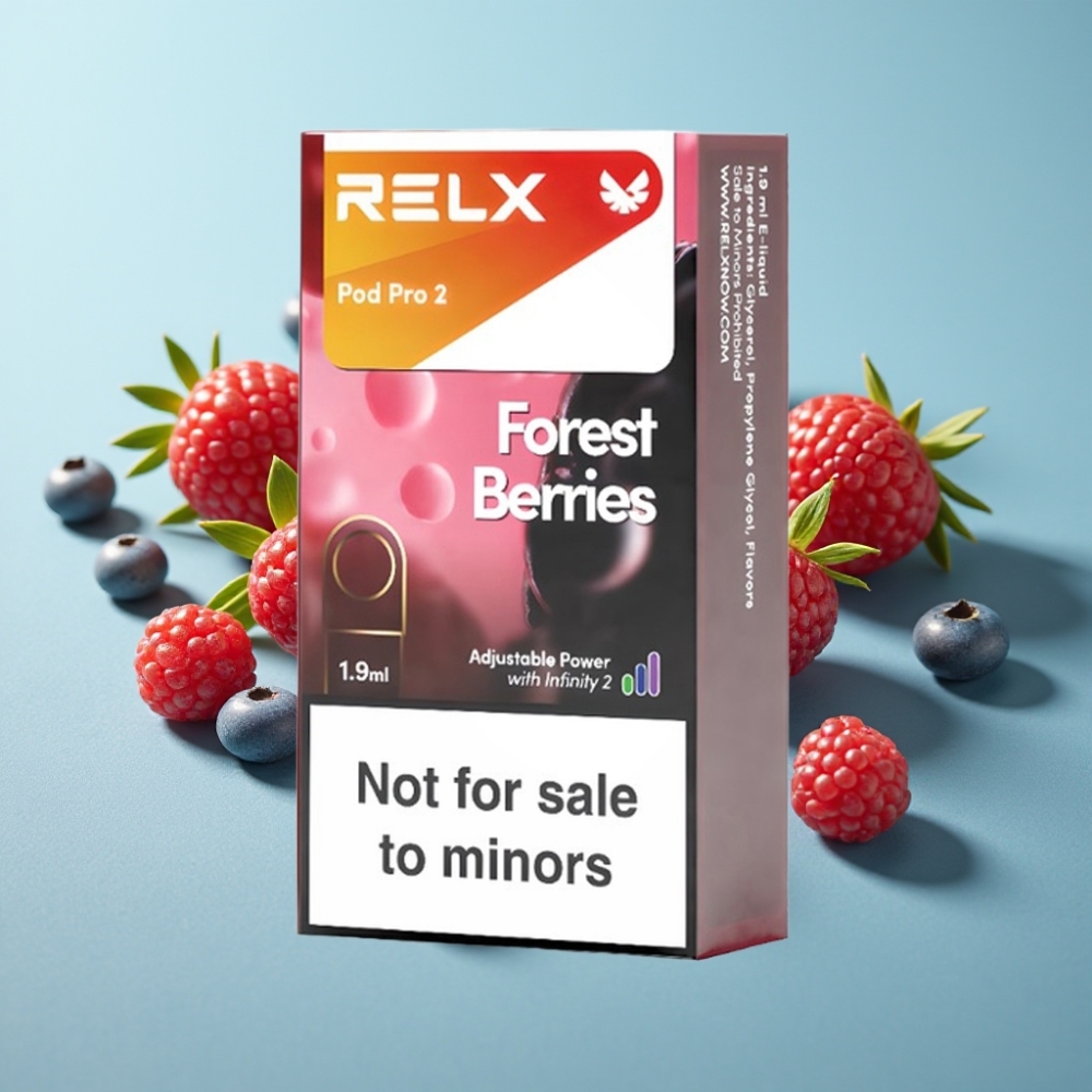 vape suppliers in Bulgaria RELX Pod Pro 2 600 пуфове 0 никотин Горски плодове