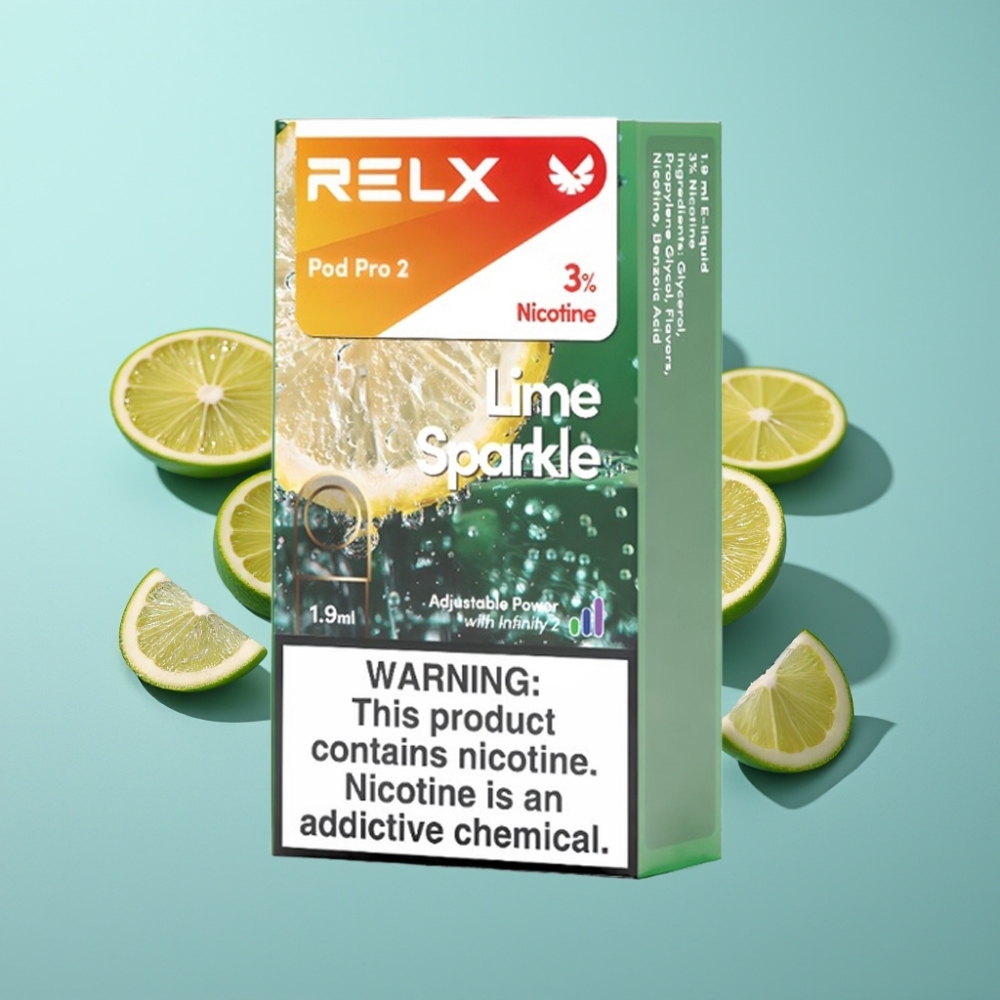 vape suppliers in Bulgaria RELX Pod Pro 2 600 пуфове 3 никотин Лайм Искра