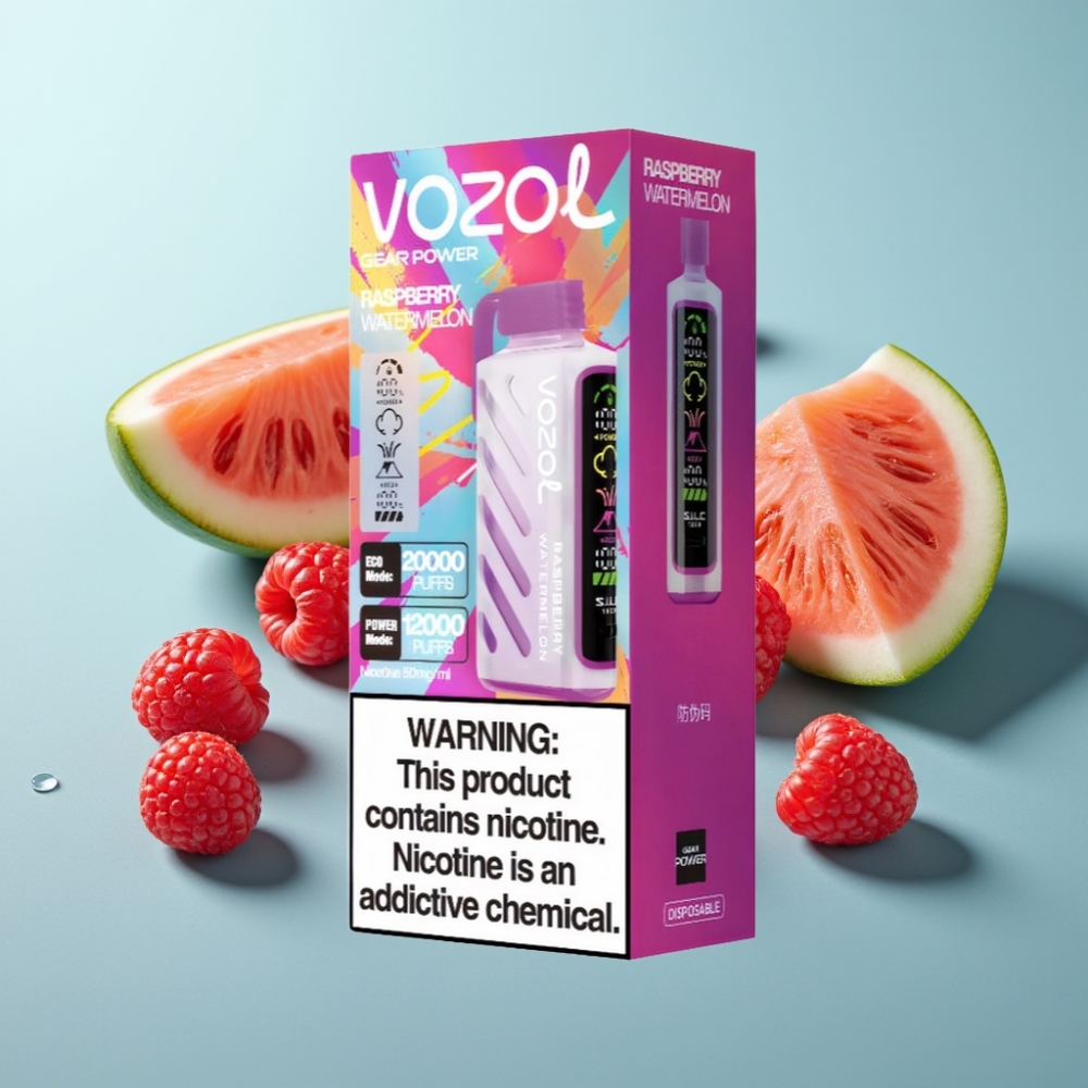 vape suppliers in Bulgaria VOZOL Gear Power 20000 Пуфове Dual Mesh Coil Малина Диня
