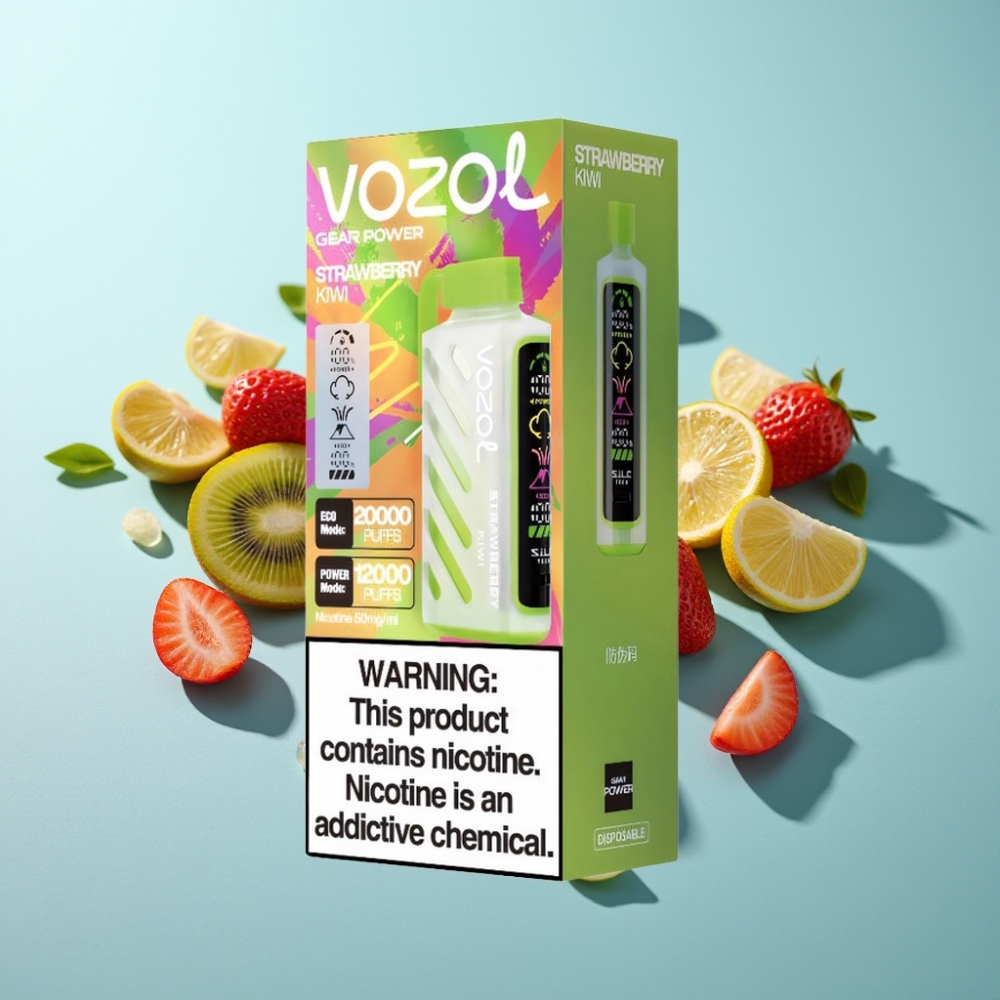 vape suppliers in Bulgaria VOZOL Gear Power 20000 Пуфове Dual Mesh Coil Ягода Киви