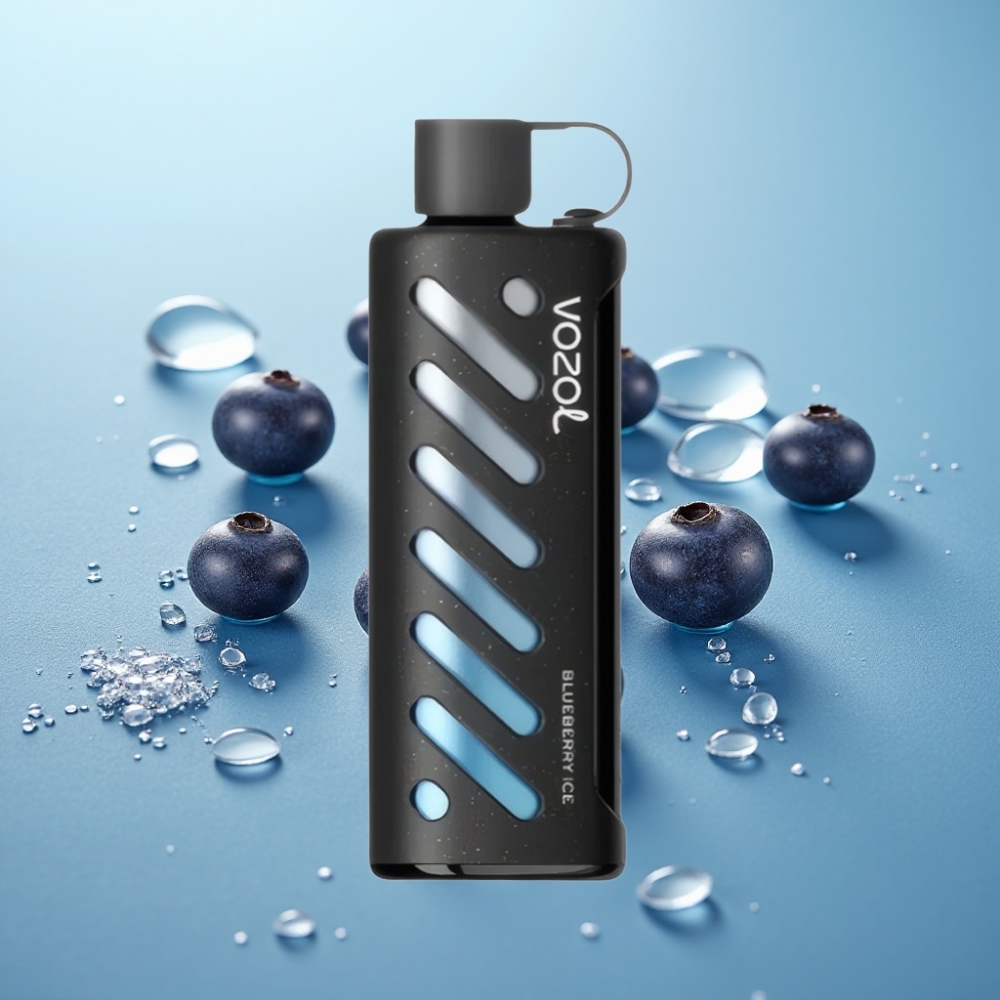 vape suppliers in Bulgaria VOZOL Gear Shisha 25000 Пуфове Dual Mesh Син Лед